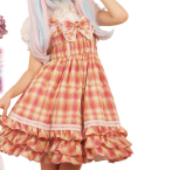 Summer Plaid Papillon Garden Lolita dress - Picture 8 of 8